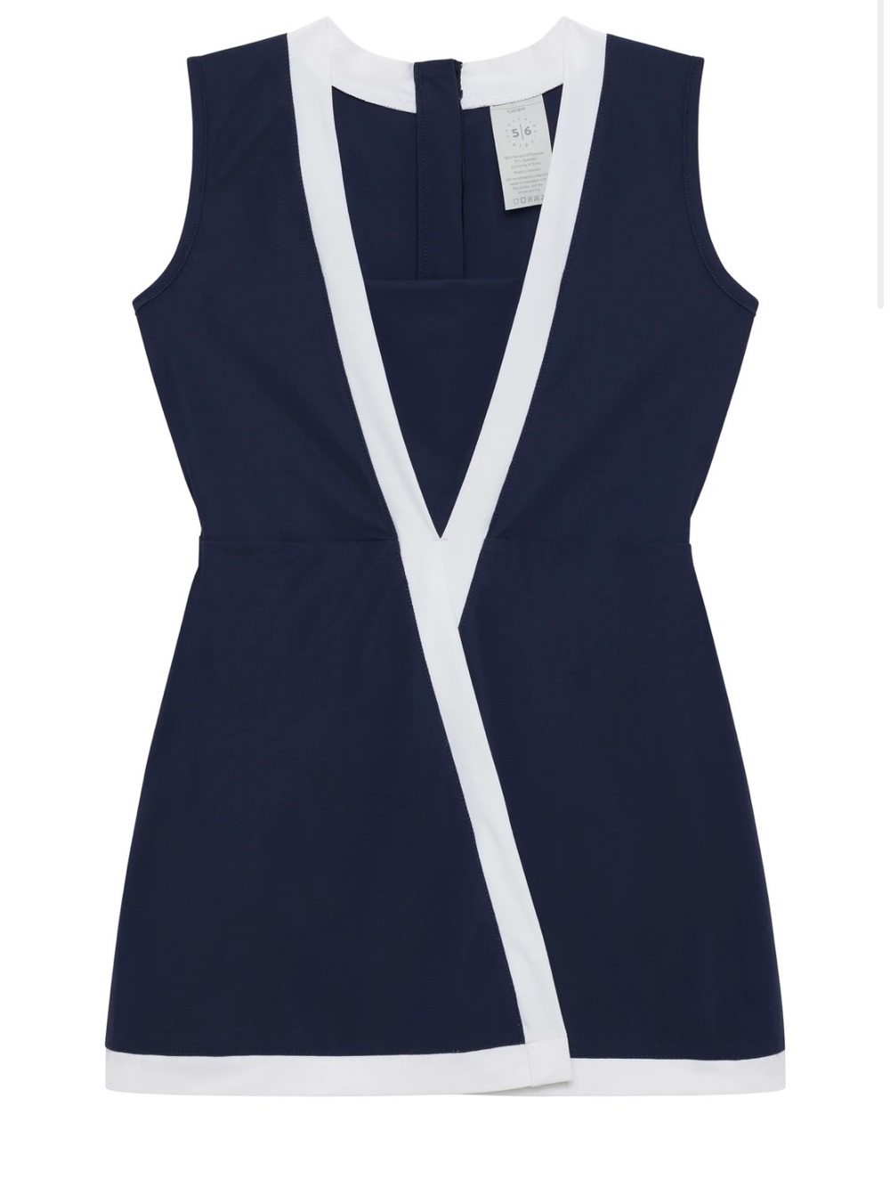 Courtside kids Navy and White admiral annie dress